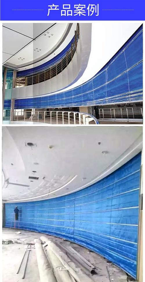 社区定制防火卷帘门 商场写字楼电动无机布提升式消防卷闸门